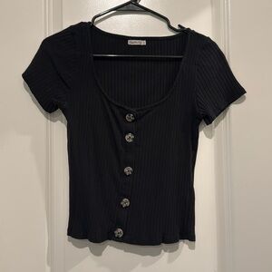 Black Crop Top